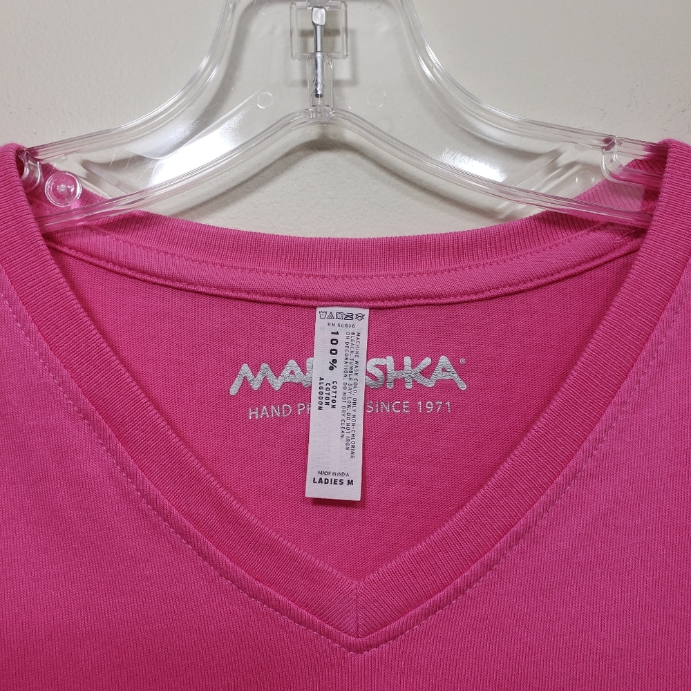 Marüshca cat & wind up mouse print v-neck t-shirt - Picture 5 of 7